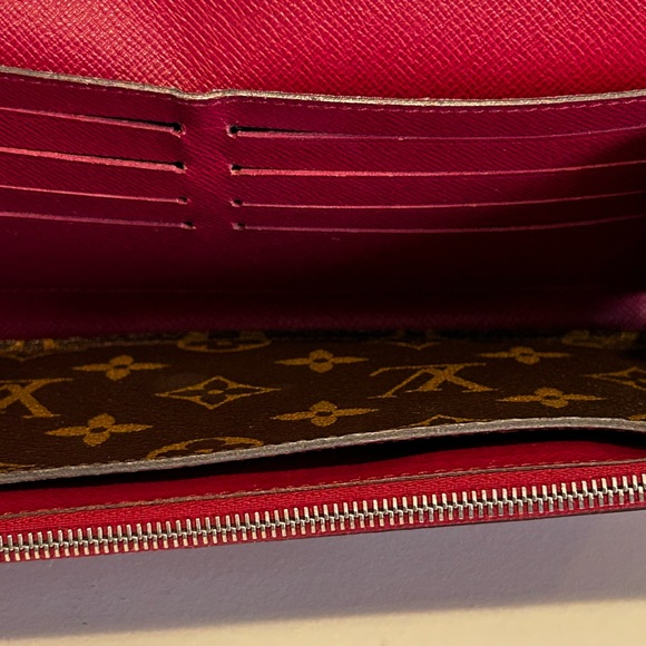 Louis Vuitton Marie Rose Fuchsia Monogram Epi Leather Wallet Clutch - Picture 7 of 16